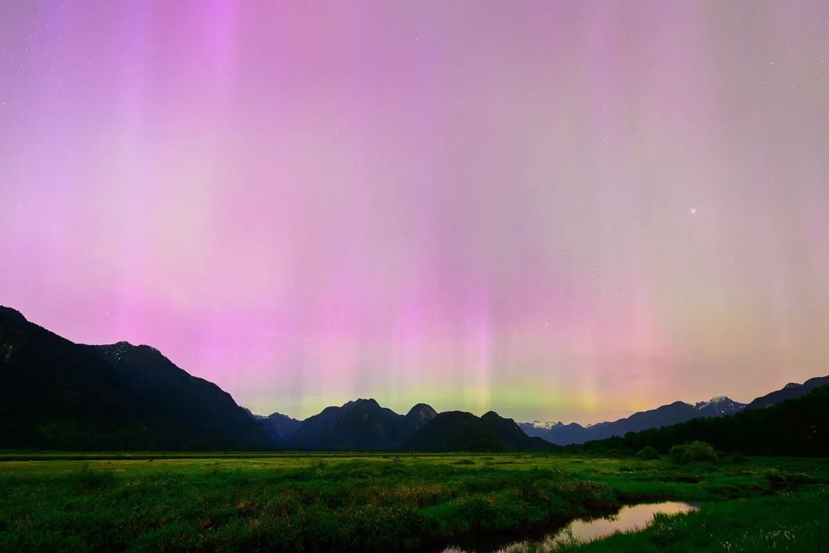 Pitt Lake Lightshow